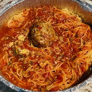 Spaghetti and Meatball