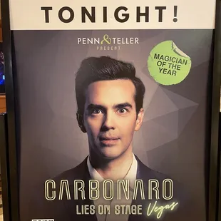 Sign outside the theater