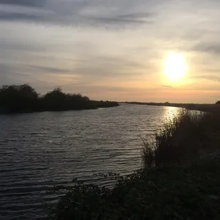 The delta! Trail's behind the park.