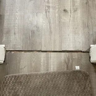 Damaged flooring