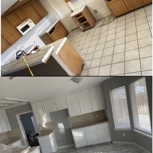 Before and After by Luis from Michael Flooring