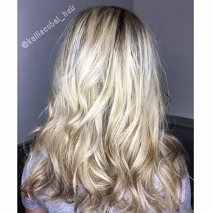 Blonde Highlites with stylist Kelli Scobel