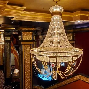 Chandelier in the atrium