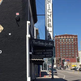 The old school sign out front.