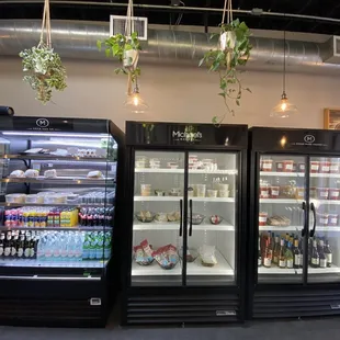 Fridge section. Food can be reheated!