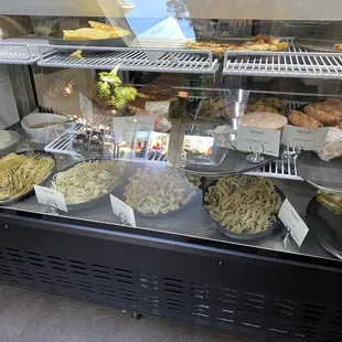 Fresh pasta, cheese, meats, etc.