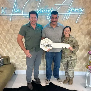 Closing Day Excitement! - 
Always so much fun to serve great clients!
But when they are television personalities!! ...
-- in Edmond, OK.