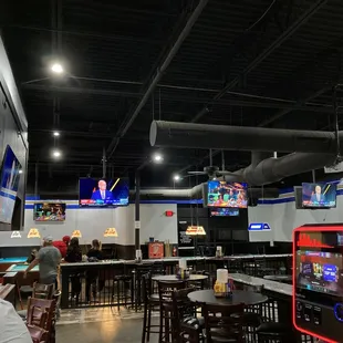 the interior of the restaurant