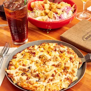 pizza, food