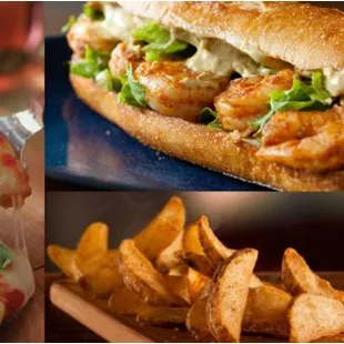 a variety of food items