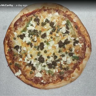 pizza, food