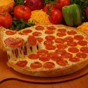 pizza, food