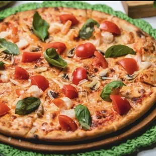 pizza, food