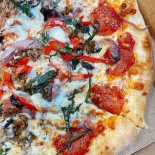 Kitchen sink pizza