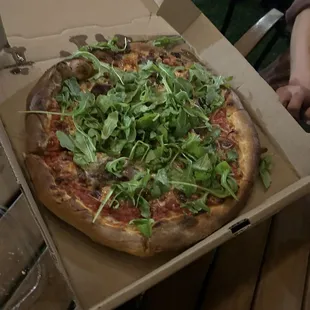 Gorgonzola pizza