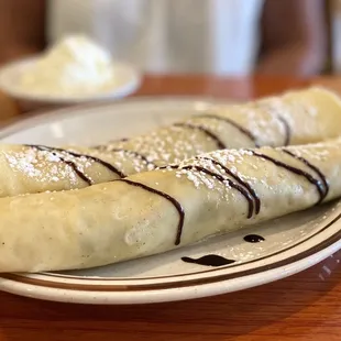 Banana Nutella crepe