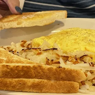 Cheese Omelet Breakfast