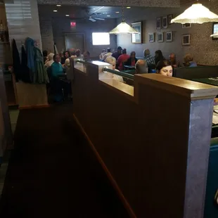 interior, sushi and sashimi