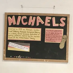 9 August 2019 -- Inside -- the history of Michael&apos;s Bakery.
