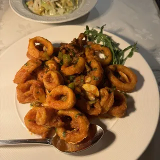 Sauteed Fried Calamari
