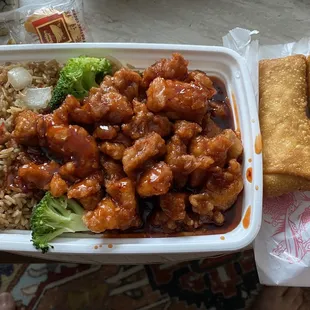 General Tso &apos;s Chicken Combo Platter