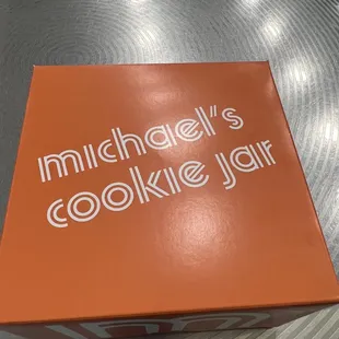 a box of cookies