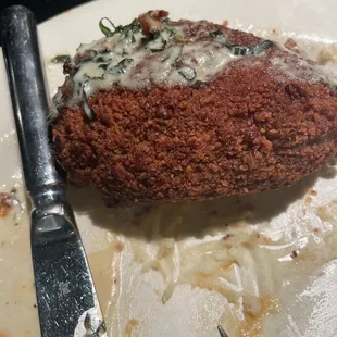 Pecan crusted goat cheese chicken