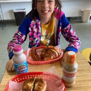 The usual breakfast and scratchers