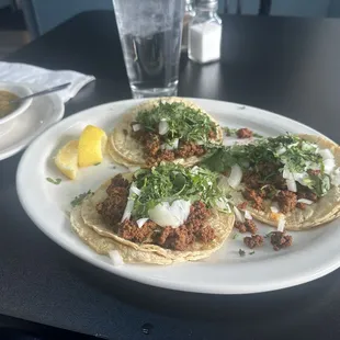Ground beef tacos