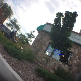 a view of the outside of the restaurant