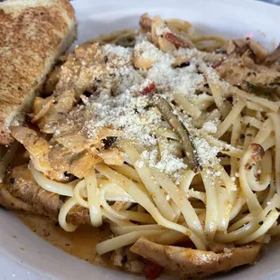 Blackened Chicken Linguine