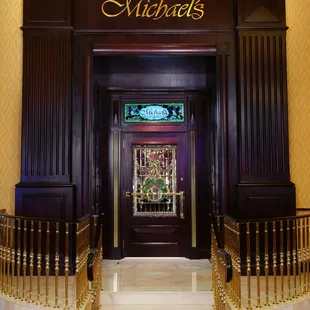 Entrance to Michael's Gourmet Room