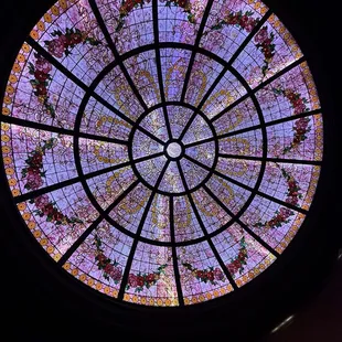 Stained glass dome