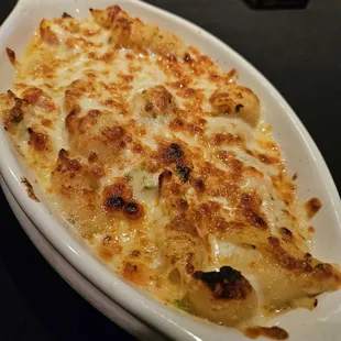 Lobster and Mac. Very good.