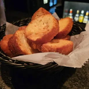 Croutons.  Excellent! You can't eat just one.