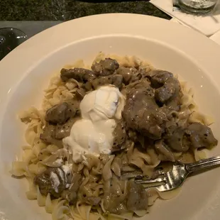 Beef Stroganoff