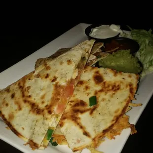 Chicken quesadilla!