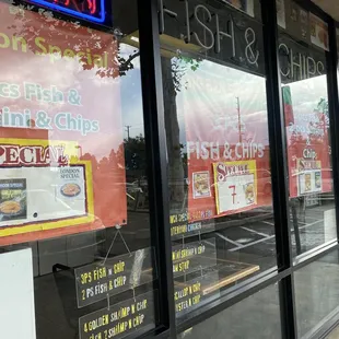 Front window specials