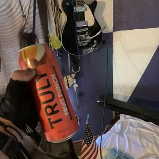 Trulys fruit punch and Gretsch