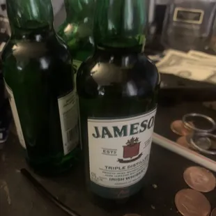 two bottles of jameson&apos;s