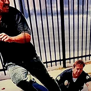 ha ha he got away!!