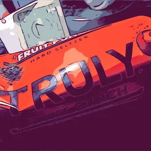 Trulys fruit punch canpipe.
