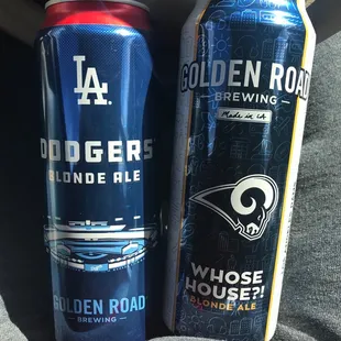 Golden Road tall boys of my fav teams!
