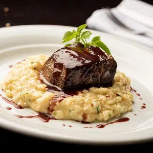 Filet mignon from our prix fixe menu.