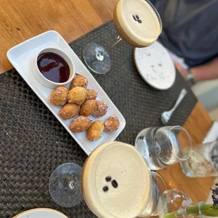 Zeppolis and Espresso Martinis to finish it all off!
