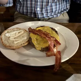 Cheeseburger with bacon( as requested:)