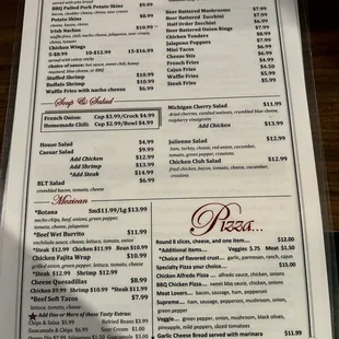 Menu front