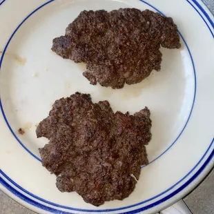 Two patties for the doggo