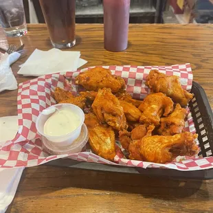 80¢ wing night, got yelled at by Rachel for trying to take some home