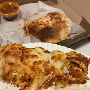 Chicken Parmesan Calzone